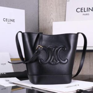 CELIN Triomphe Small Bucket Bag – Luxury Master Quality Handbag