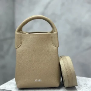 Design Women Micro Bale Bag in Calfskin Leather-White - Dubai Fashion LUX