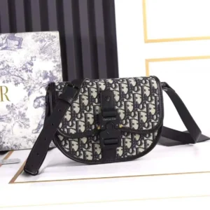 DIOR Mini Gallop Bag – Luxury Crossbody with CD Buckle | Premium Calfskin Leather
