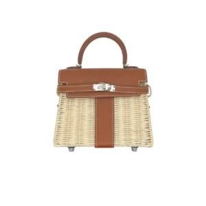 Mini Picnic Kelly 20 Swift Palladium Hardware - Dubai Fashion LUX