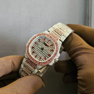 Patek Philippe Nautilus Ladies Haute Joaillerie Ruby - copywatchesdubai.com