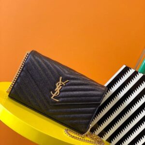 Saint Laurent Cassandre Leather Wallet – Luxury Designer Wallet | YSL
