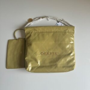 Best Chanel 22 Small Olive Calfskin Bag | Dubai Luxury items