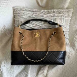 Best Chanel Shopping Bag Suede Calfskin Shiny Lambskin |Bags Dubai - Luxury Master Copy Dubai