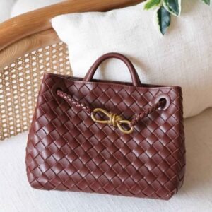 Buy Bottega Veneta Andiamo Small Sapele Brown |Dubai Luxury Items