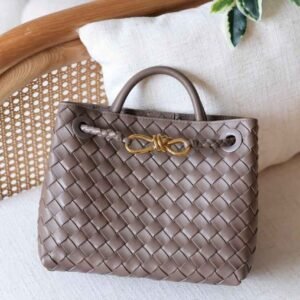 Buy Bottega Veneta Andiamo Small Taupe Bag| Dubai Luxury Items