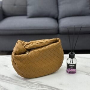Buy Bottega Veneta Mini Jodie Brown Leather Bag