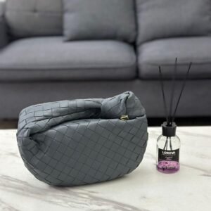 Buy Bottega Veneta Mini Jodie Grey Intrecciato Bag