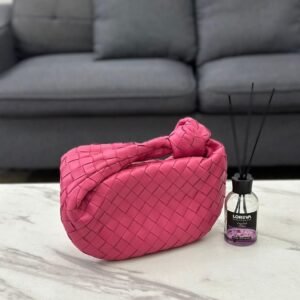 Buy Bottega Veneta Mini Jodie Pink Intrecciato Bag
