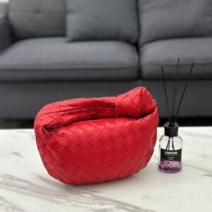 Buy Bottega Veneta Mini Jodie Red Intrecciato Leather Bag