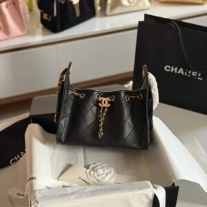 Buy Chanel 25 Mini Black Quilted Caviar | Dubai Luxury Items