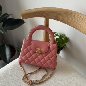 Buy Chanel Kelly Bag Mini Coral Pink Calfskin | Dubai Luxury Items