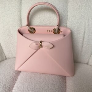 Buy Dior Cigale Pink Shiny Supple Calfskin Leather Bag | Dubai Luxury Items