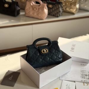 Buy Dior Jolie Top Handle Mini Bag Black Lambskin | Dubai Luxury Items