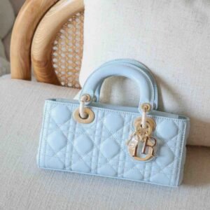 Buy Dior Lady D-Joy Small Ice Blue Cannage Lambskin |Dubai Luxury Items