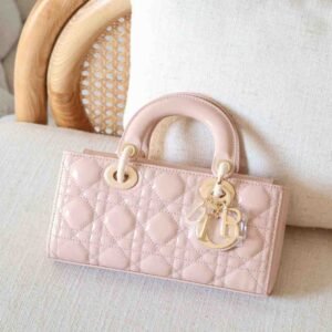 Buy Dior Lady D-Joy Small Powder Pink Patent Calfskin | Dubai Luxury Items