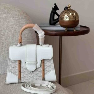 Buy Goyard Saïgon Structure Mini Bag White Goyardine Canvas