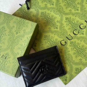 Buy Gucci GG Marmont Card Case Black