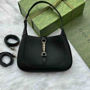 Buy Gucci Jackie 1961 Medium Shoulder Bag Black Calfskin