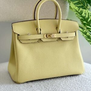 Buy Hermes Birkin 25CM Jaune Poussin Togo Leather Handbag