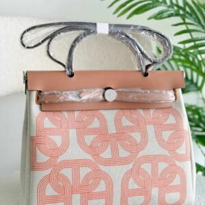 Buy Hermes Herbag Zip 31 Ecru Chaine D'ancre Canvas