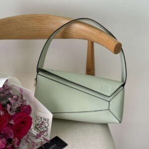 Buy Loewe Puzzle Bag Mini Light Celadon Green Calfskin