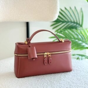 Buy Loro Piana Extra L27 Deep Kummel Calfskin Shoulder Bag