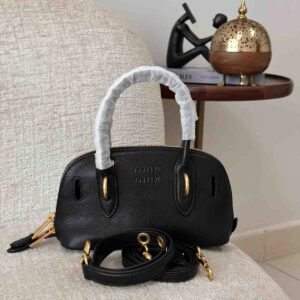 Buy Miu Miu Aventure Bag Top-handle Black Black Leather