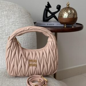 Buy Miu Miu Wander Bag Mini Powder Pink Matelassé Leather