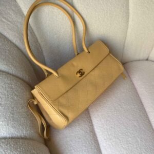 Chanel Beige Urban Essential East West Shopping Tote CalfskinLeather | Dubai Luxury Items