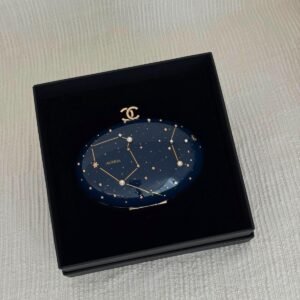 Chanel Constellation Globe Minaudiere Dark Blue Resin Box Clutch Evening Bag