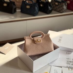 Dior Jolie Mini Bag Powder Pink Cannage Lambskin |Dubai Luxury Items