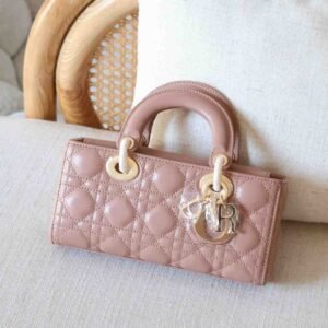 Dior Lady D-Joy Small Powder Pink Cannage Lambskin | Dubai Luxury Item