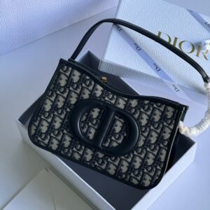Dior Mini Oblique Canvas CD Signature Hobo Shoulder Bag - Dubai Luxury Items
