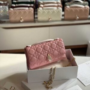 Dior My Dior Pink Cannage Lambskin Mini Bag - Dubai Luxury Items