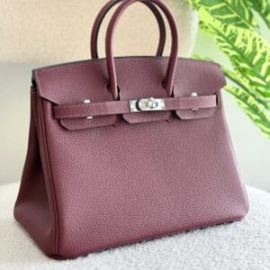 Hermes Birkin 25CM Rouge H Togo Leather Handbag