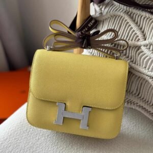 Hermes Constance 18 Jaune Bourgeon Epsom Leather - Dubai Luxury Items