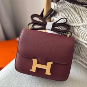 Hermes Constance 18 Rouge H Epsom Leather - Dubai Luxury Items