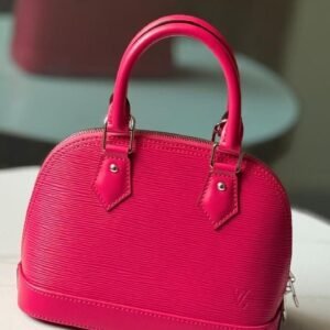 Louis Vuitton Alma BB Pink Epi Grained Leather Handbags - Dubai Luxury Items