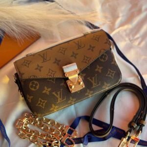 Louis Vuitton Brown Monogram Reverse Canvas Pochette Metis Bag - Dubai Luxury Items
