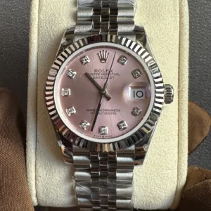 Rolex Datejust 31 Pink Diamond-set Dial With Jubilee - Luxury Master Copy Dubai