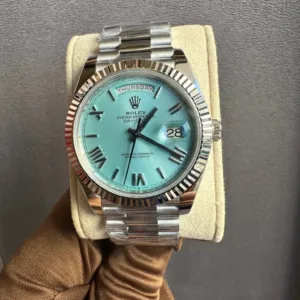 Rolex Day-Date 40 Platinum Ice Blue - Luxury Master Copy Dubai