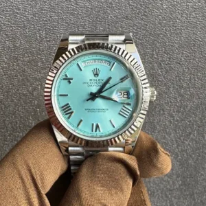 Rolex Day-Date 40 Platinum Ice Blue - Luxury Master Copy Dubai