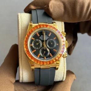 Rolex Daytona 116588 SACO Yellow Gold Orange - Luxury Master Copy Dubai