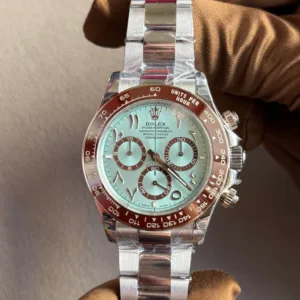 Rolex Daytona Open Caseback Arabic Numerals Platinum - Luxury Master Copy Dubai