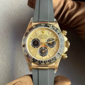 Rolex Daytona Pikachu Dial 126518LN Gold Oysterflex Mint - Luxury Master Copy Dubai