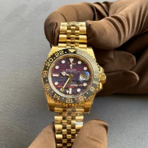 Rolex GMT-Master 2 Rose Gold Iron Dial Oyster - Luxury Master Copy Dubai