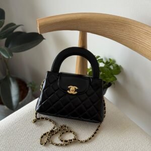 Shop Chanel Kelly Bag Mini Black Calfskin | Dubai Luxury Items