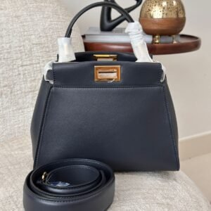 Shop Fendi Peekaboo Mini Black Top Handle Bag | Dubai Luxury Items